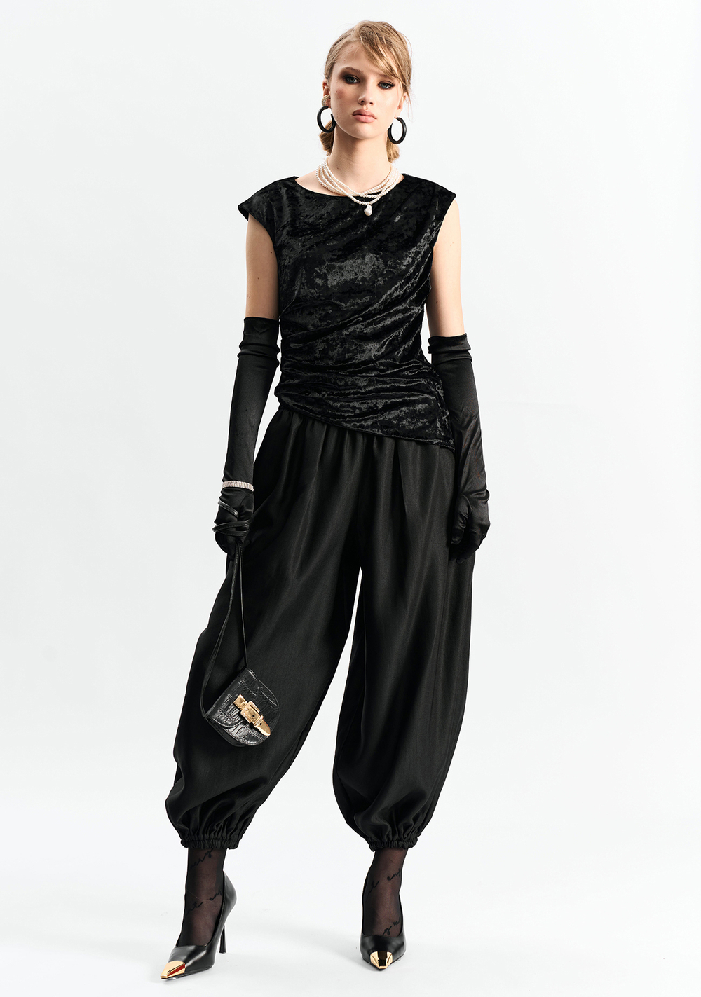 Брюки "аладдины" 1270 черный