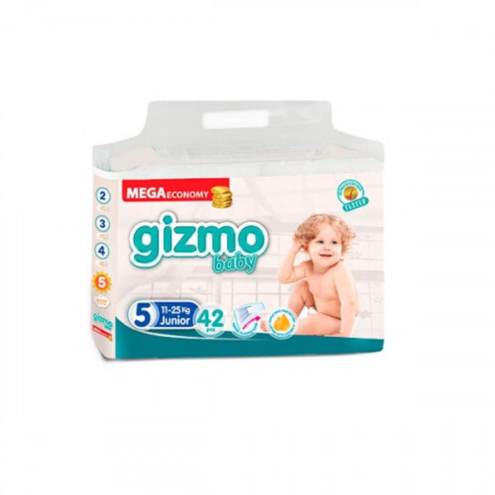 подгузники Gizmo baby "junior" размер 5/42шт