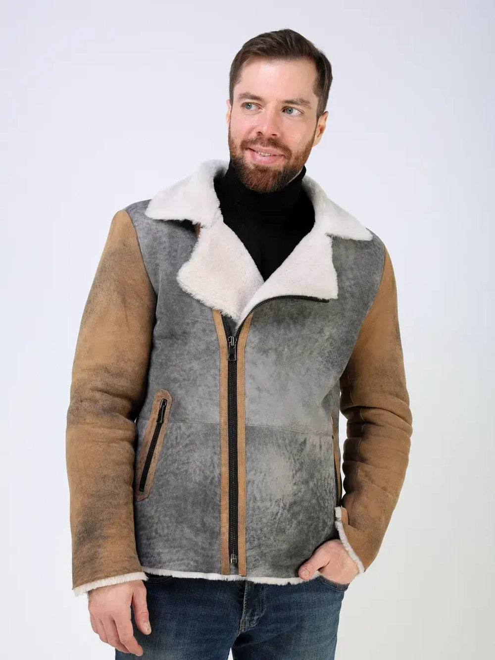 Дубленка зимняя натуральная косуха