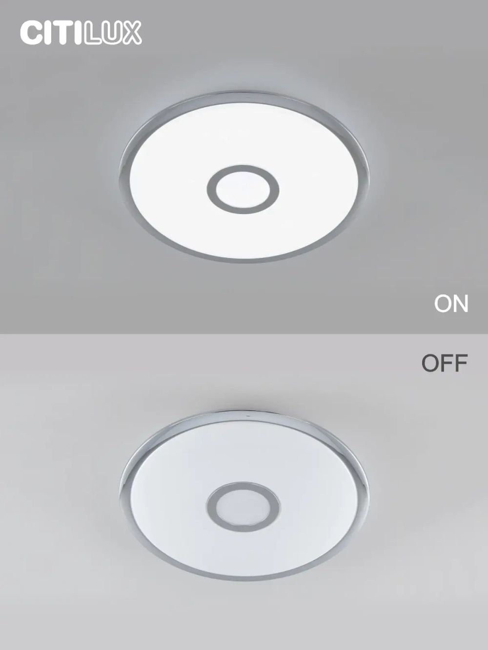 Citilux Старлайт Смарт CL703A40G Умная люстра Хром