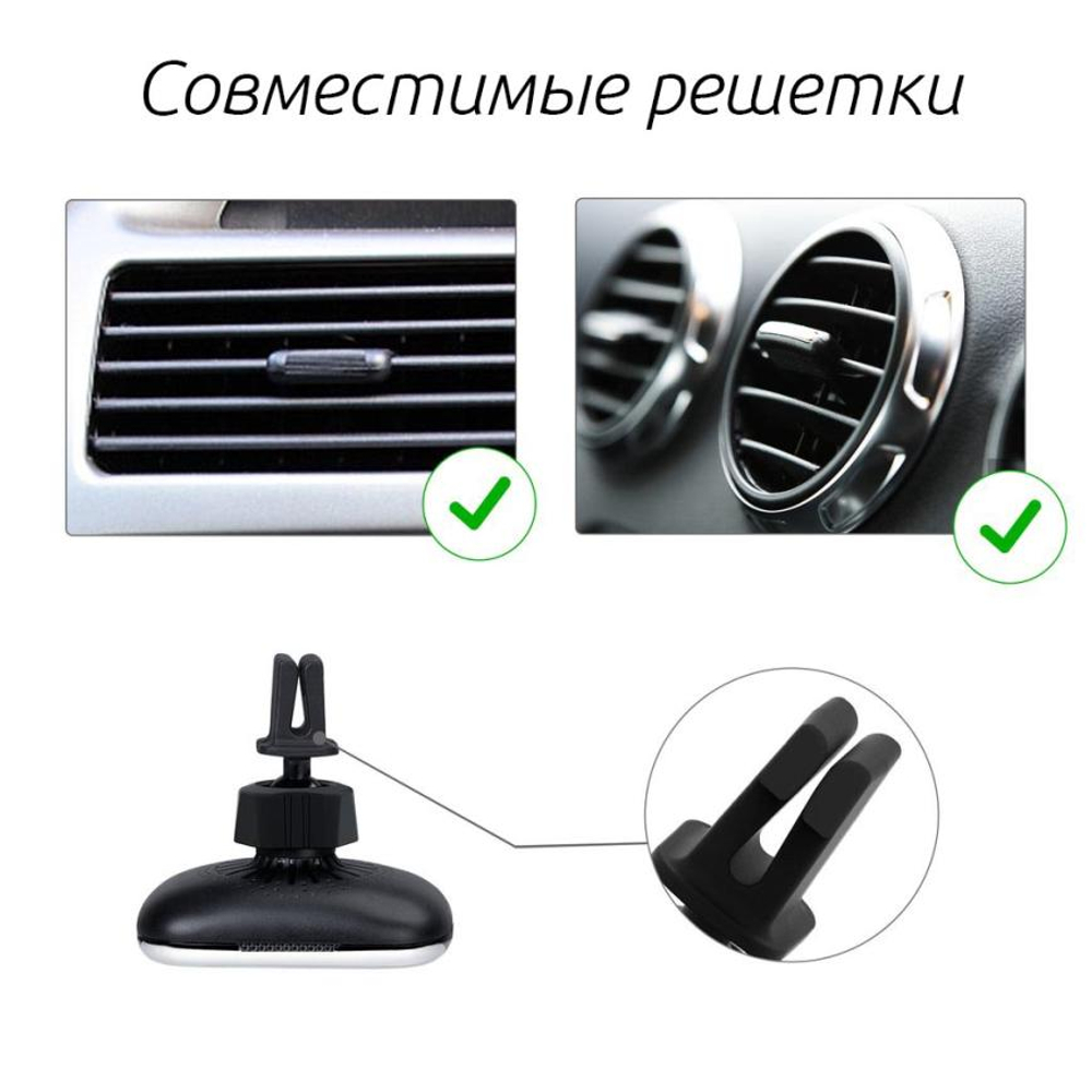 Магнитный автомобильный держатель с беспроводной зарядкой PITAKA MagEZ Mount Qi Car Vent (CM3001Q) Беспроводная зарядка: Qi 10 Вт. Устанавливается на вентиляционную решётку