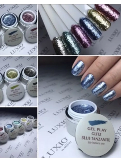 Luxio Гель глиттер Pewter Quartz