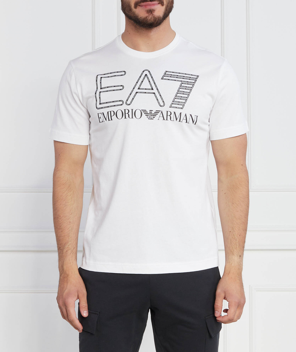 Футболка EA7 - белый(6RPT03 PJFFZ)