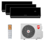 Мультисплит система на 3 комнаты Royal Thermo RTFMI/in-07HN8/black x 3 / RTFMO/out-21HN8