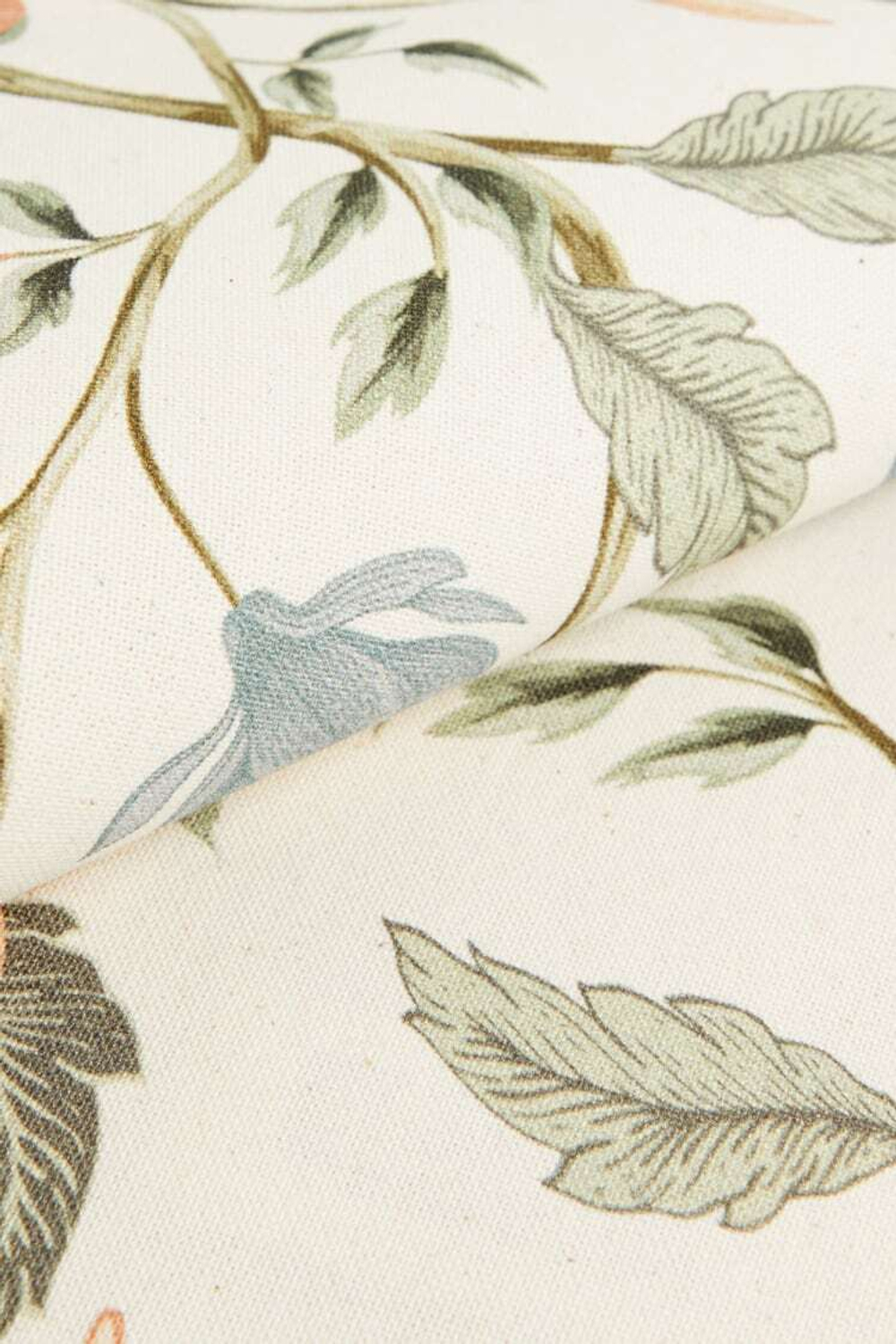 ZARA HOME УПАКОВКА САЛФЕТОК С ЦВЕТОЧНЫМ ПРИНТОМ (2 УПАКОВКИ), ЗЕЛЕНЫЙ/СИНИЙ