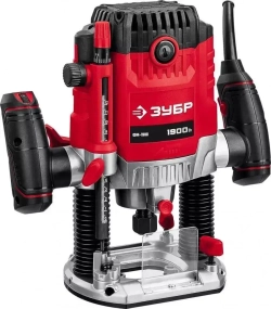 Универсальный фрезер ЗУБР, (Мощность 1900 Вт, мax число оборотов 23000 об/мин, рабочий ход 50 мм, мaх диаметр фрезы 42 мм) Инструмент по дереву