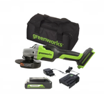 УШМ GREENWORKS GD24AGK2 в компл. с АКБ 2Ач. и ЗУ (3200207UA)