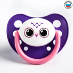 4560026 Соска - пустышка силиконовая ортодонтическая "Сова", от 3 мес.