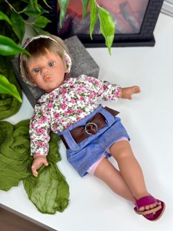 Кукла LAMAGIK мягконабивная 38см Gestito (12026)