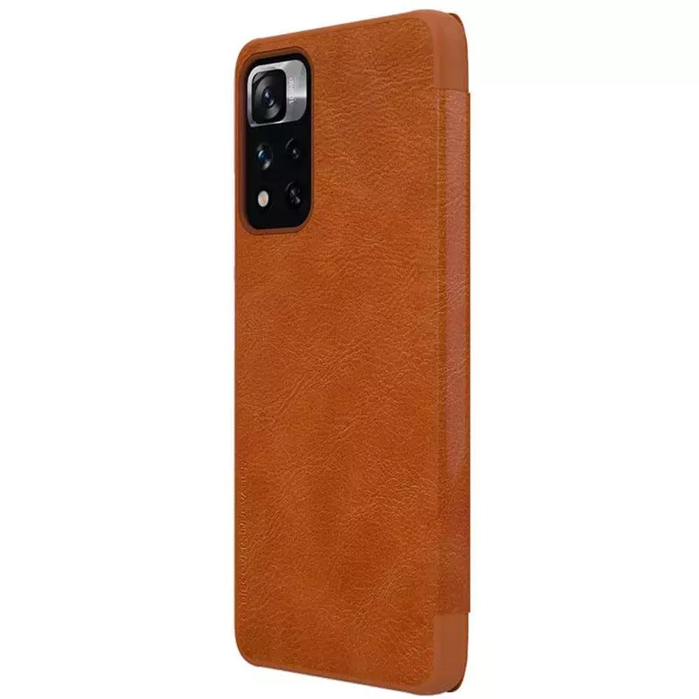 Кожаный чехол-книжка Nillkin Leather Qin для Xiaomi Redmi Note 11 Pro+ 5G global