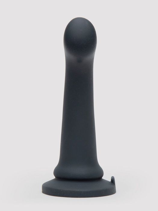 Черный фаллоимитатор Feel It Baby Silicone G-Spot Dildo - 17,8 см.