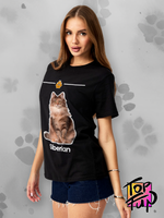 Футболка сибирская кошка