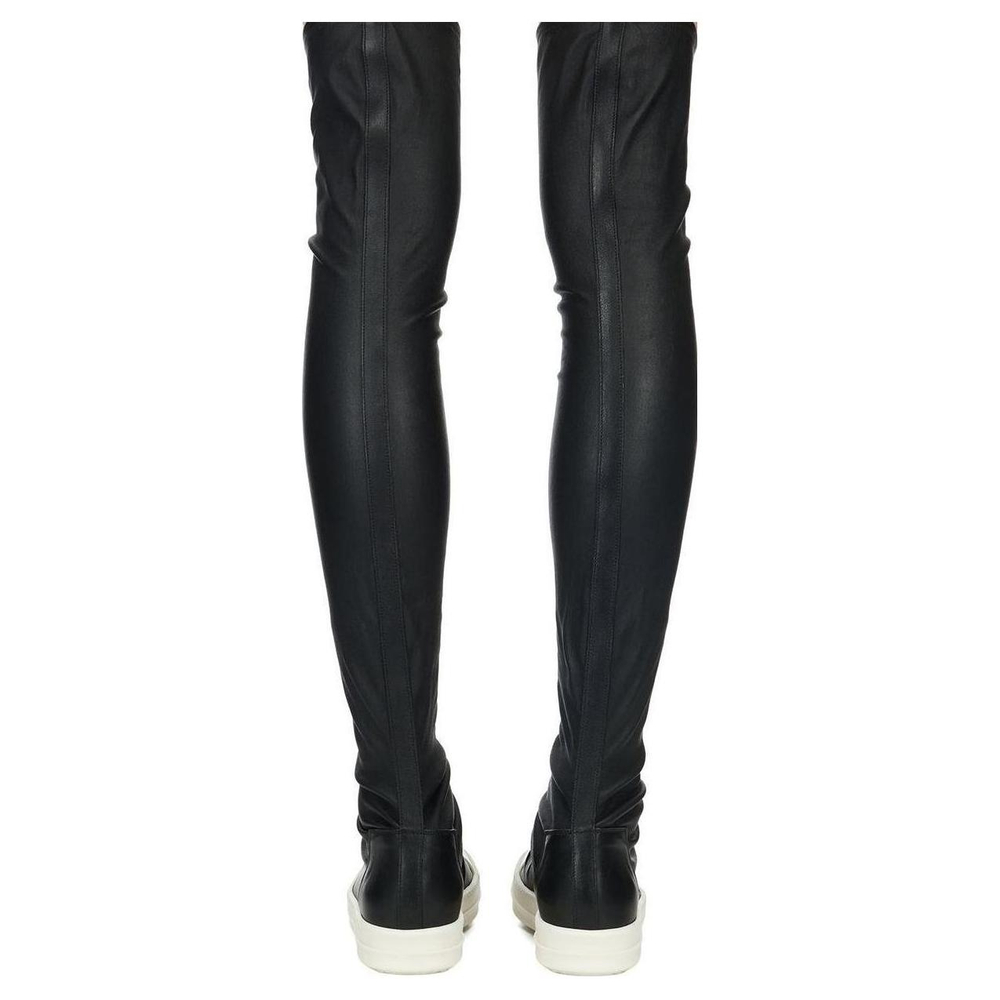 RICK OWENS Thigh-high Leather Boots