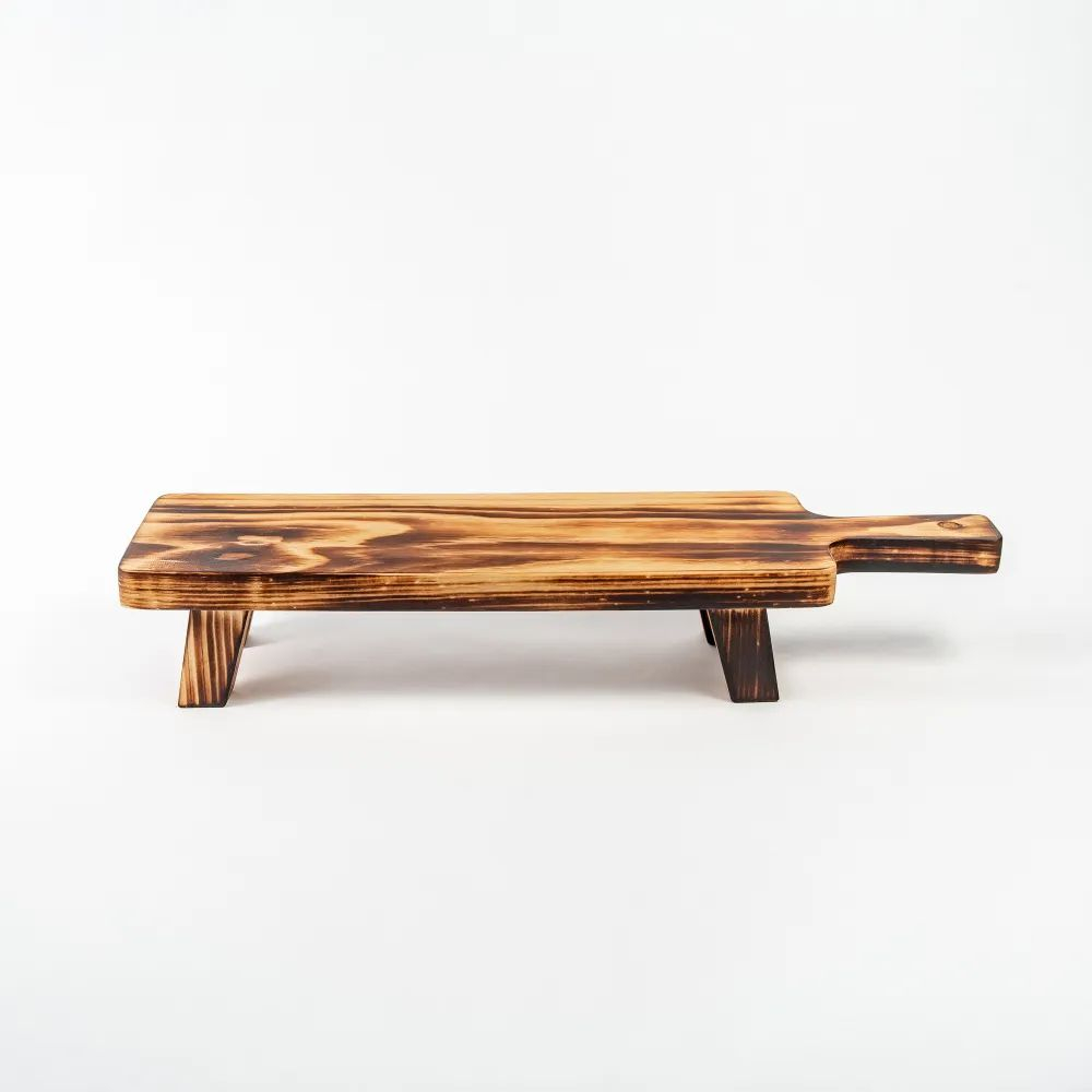 Деревянная сервировочная доска для подачи блюд и закусок из древесины кедра. Art of Siberia. RD7