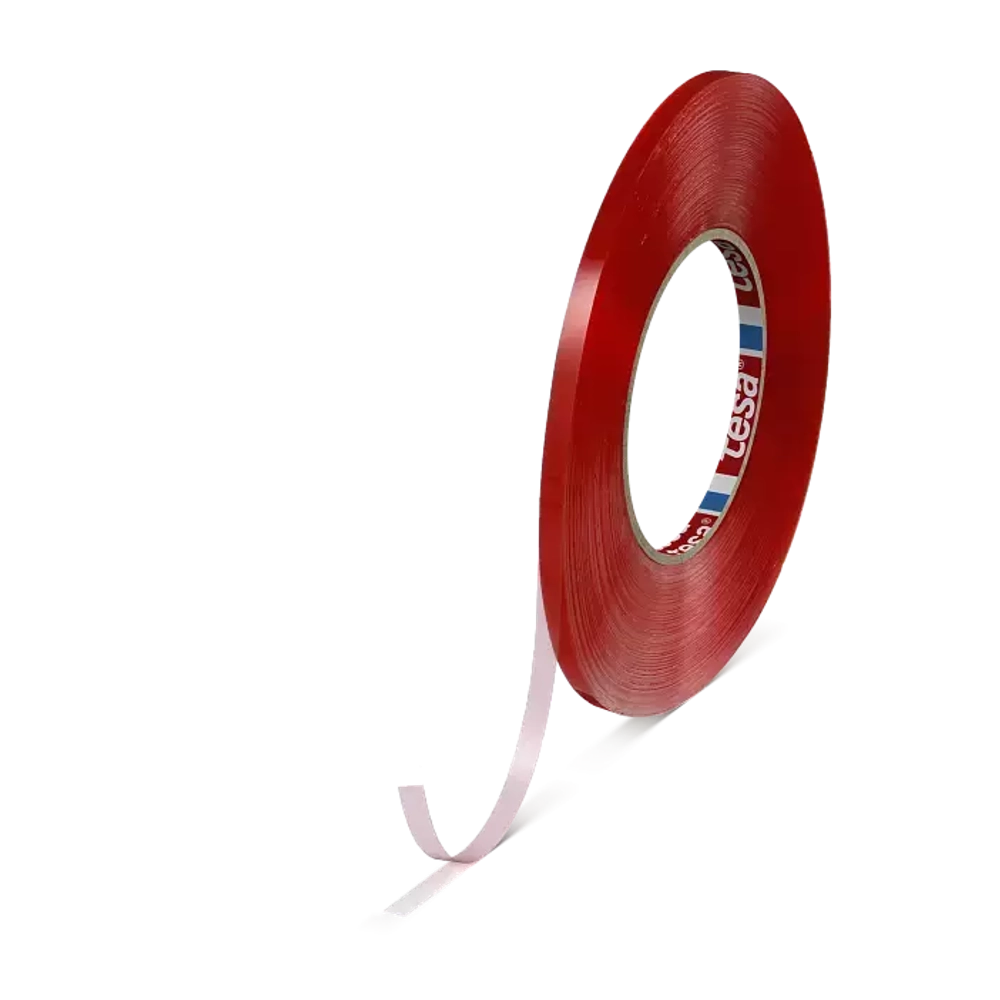 Двусторонняя лента на ПЭТ основе Folsen® 03540, 200мкм, 80°С, прозрачная