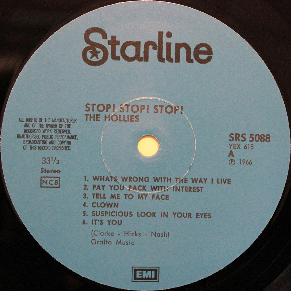 The Hollies / Stop! Stop! Stop! (LP)