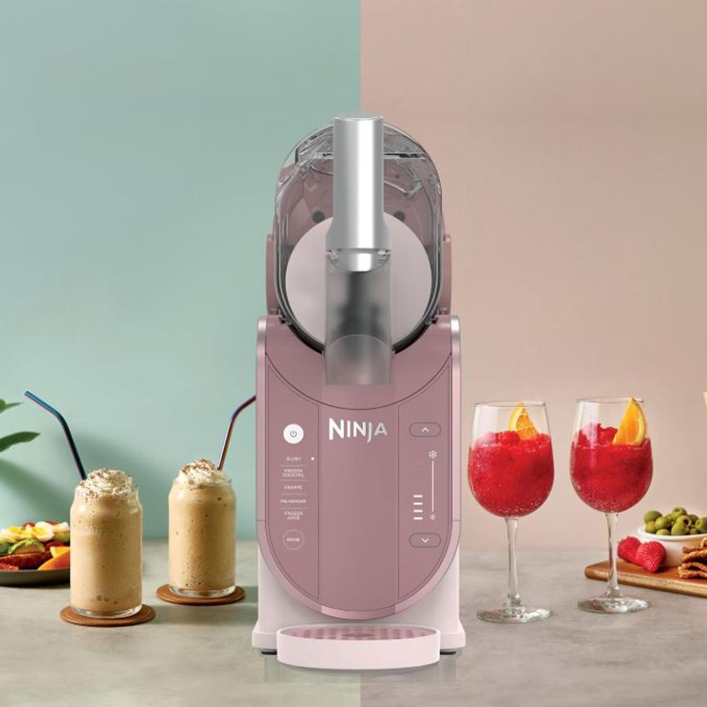 Прибор для приготовления слаш и замороженных напитков Ninja FS301EUPK розовый