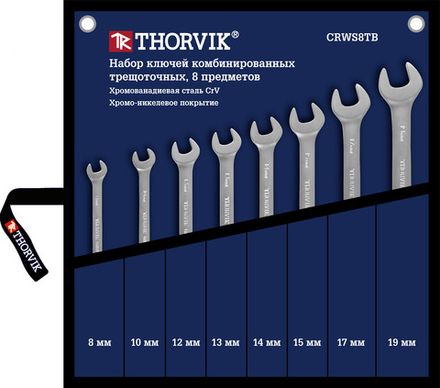 Наборы ключей комбинированных трещоточных