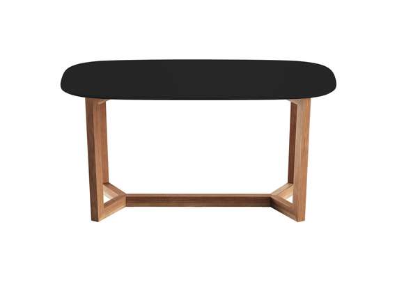 Стол обеденный Cross 2 160*85 см (черный, бук)