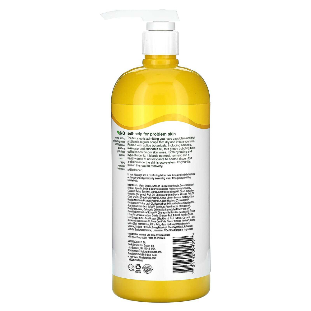 Alba Botanica, Very Emollient, гель для ванны и душа, лечебные травы, 946 мл (32 жидк. унц.)