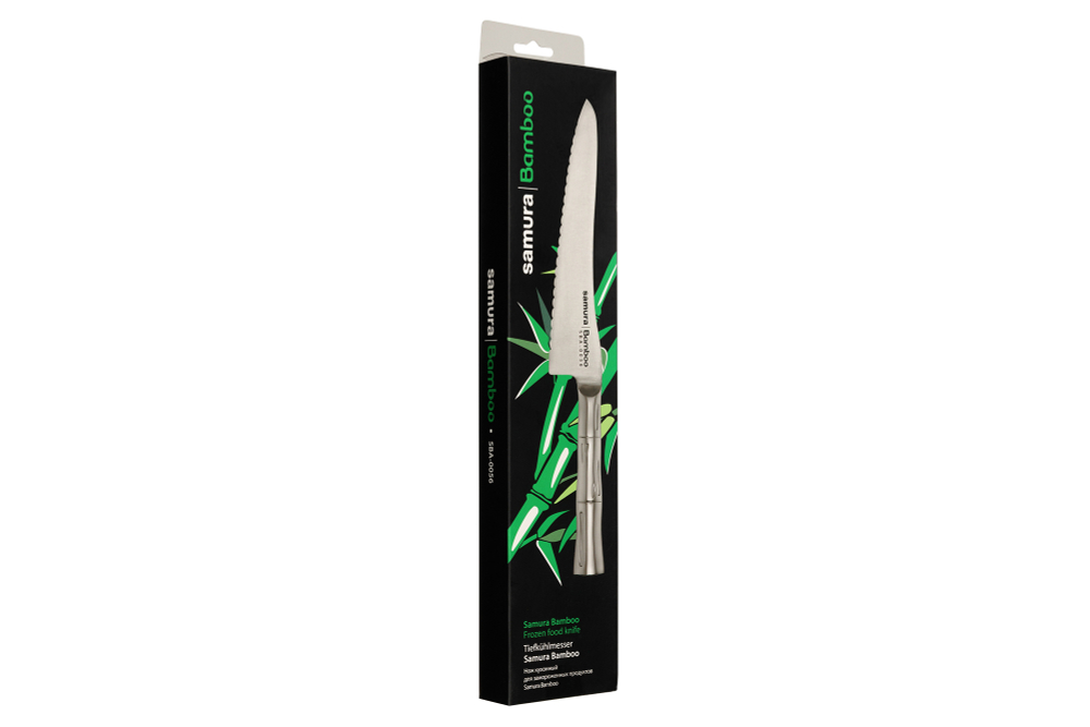 Нож кухонный для замороженных продуктов Samura Bamboo SBA-0056
