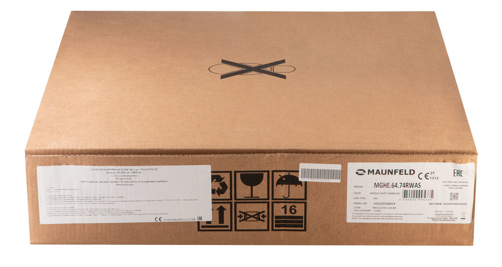 Газовая варочная панель MAUNFELD MGHE.64.74RWAS