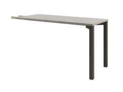 Брифинг 1400х600х750 на металлокаркасе D-892 Бетон Чефалу светлый/Трюфель