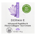 DERMA E, Advanced Peptides & Flora, крем для области вокруг глаз с коллагеном, 14 г (1/2 унции)