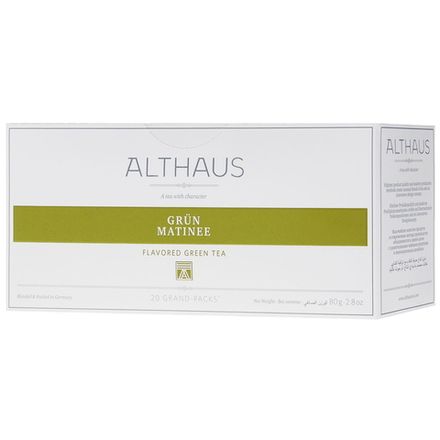 Althaus Grand Pack Grun Matinee зеленый чай в пакетиках, 20 шт