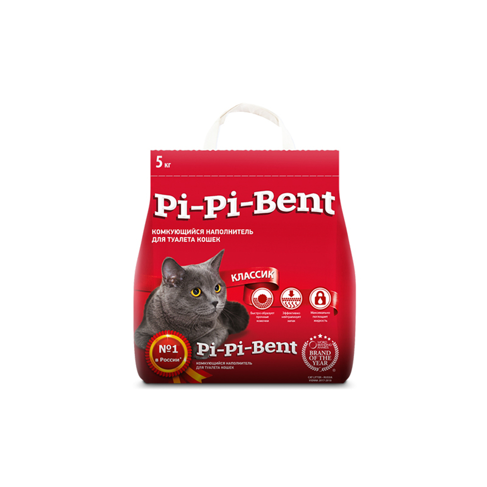 PI-PI BENT Наполнитель комкующийся Classic 12 л