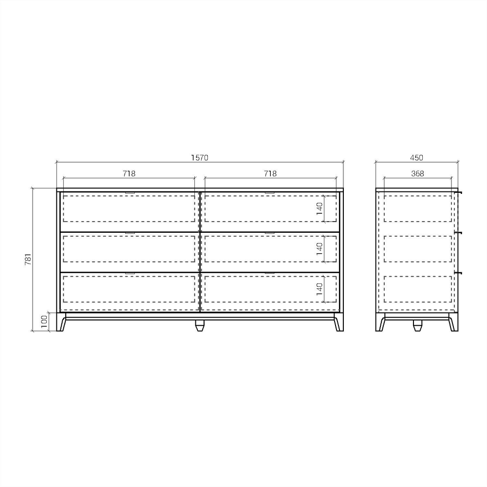 Комод Case CS059