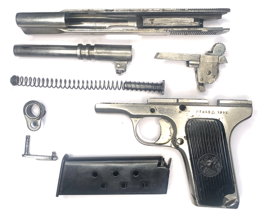 Охолощенный ТТ СХП оригинальный хром СССР 1952 г под холостой патрон 7.62х25 или 9ИМ