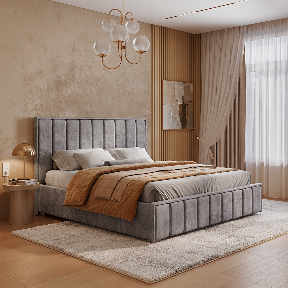 Кровать 1,8 м Мирабель КР-18 хром