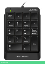 Цифровой блок A4Tech Fstyler черный (FK13P)