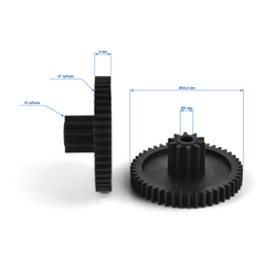 Шестерня привода дроссельной заслонки (ремкомплект) Kia Cerato Koup (I) G4FA [Кузов: TD] 2008–2013 (DZ-9)