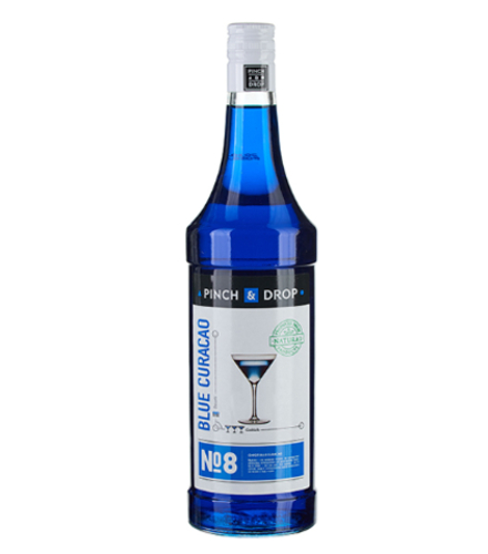Сироп Блю Курасао «Pinch& Drop»; стекло; 1л; D=85,H=330мм