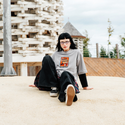 Футболка HAIDED PONG Grey