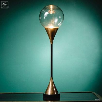 Освещение Ball lampЛампа настольная Objet de Curiosite Латунь