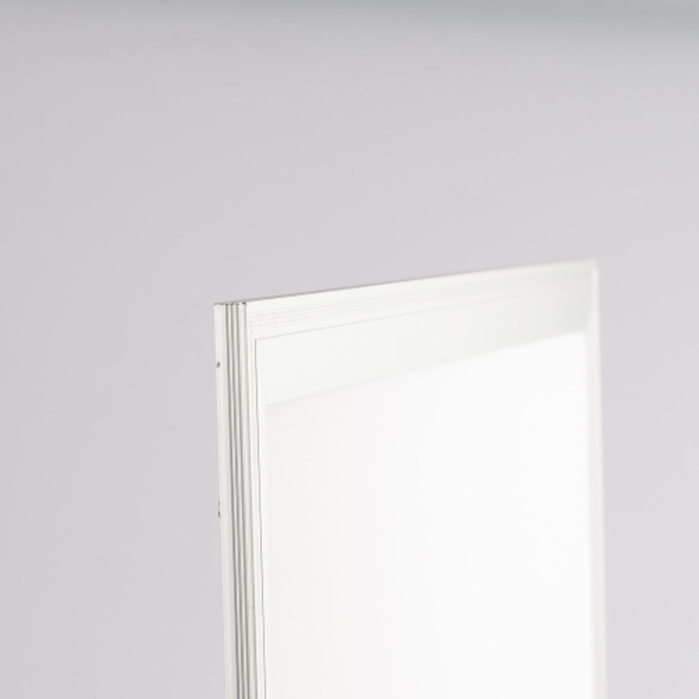 Светодиодная панель ЭРА SPL-510-W-40K-040 40Вт 4000К 595x595x8 белая без драйвера с ушками ультратонкая | Панели с внешним драйвером