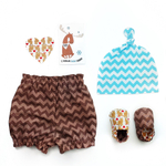 Комплект – блумеры, шапочка и моксы