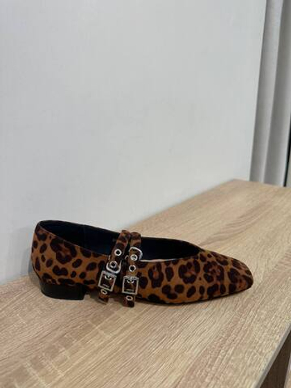 Балетки из эко замши