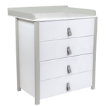 Пеленальный комод Sweet Baby Massimo Белый/Серый