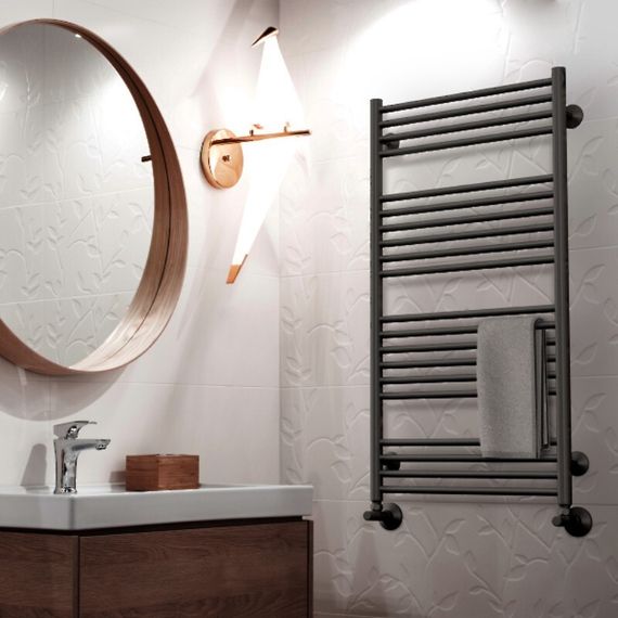 Полотенцесушитель Royal Thermo Casa П14 500х800 электро (встроен. диммер) черный купить в Москве и Московской области по низкой цене с доставкой по России — (2) Полотенцесушитель Royal Thermo Casa П14 500х800 электро (встроен. диммер) черный — (2)