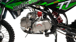 Питбайк Motoland JX125 E зеленый (2022 г.)
