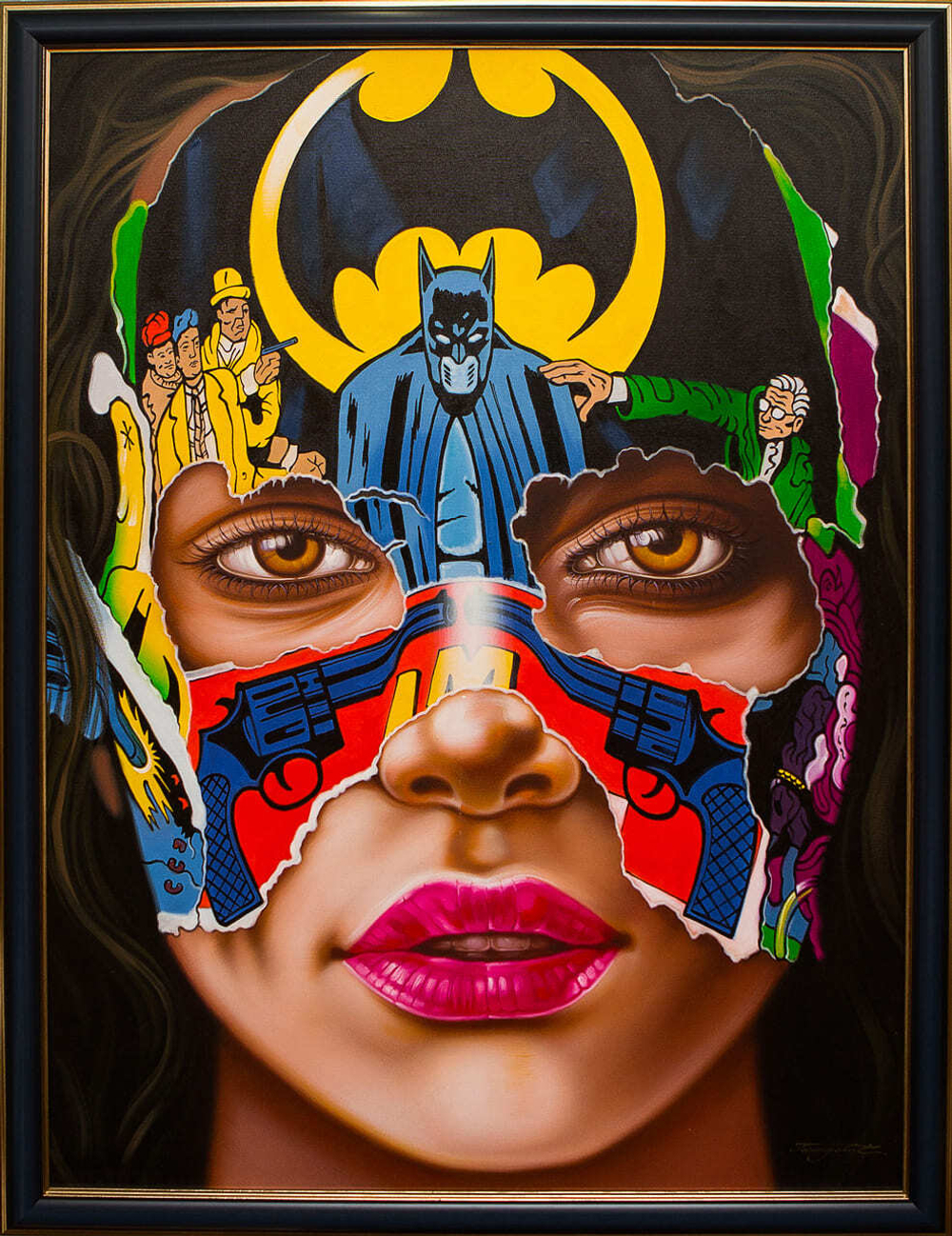 Картина маслом "Face of batman" Tanongchat