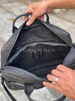 Cумка - портфель из кожи питона BG-484