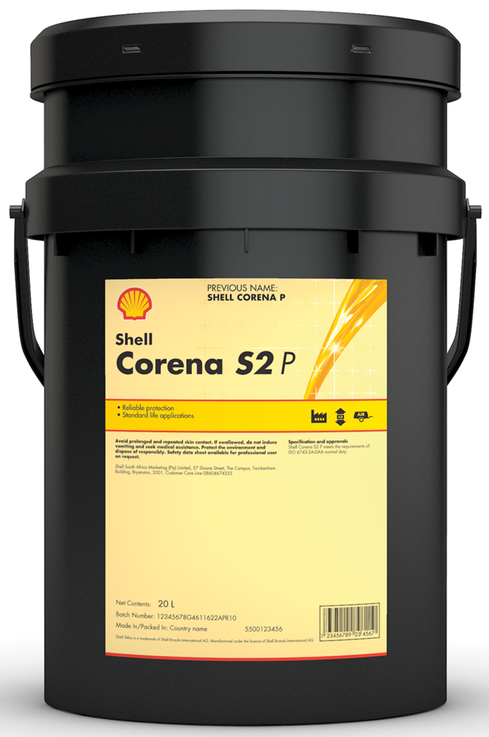 Shell Corena S2 P 68 20 л