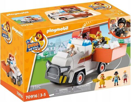 Конструктор Playmobil Duck On Call - Машина скорой помощи - Плеймобиль 70916