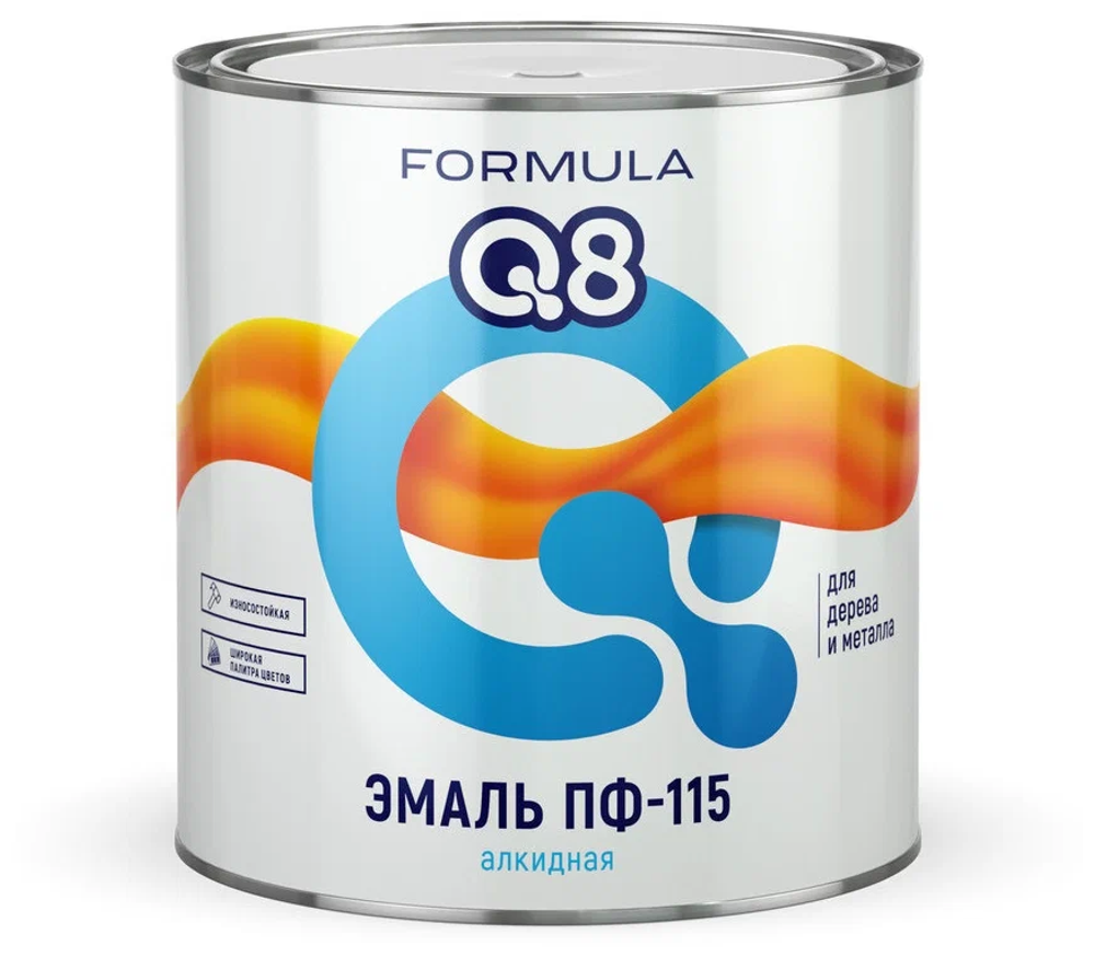 Эмаль ПФ-115 Formula Q8 коричневый (2,7кг.)