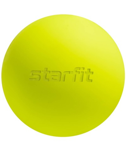 Мяч для МФР STARFIT RB-105 6 см, силикагель ярко-зеленый